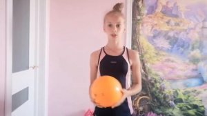 СПОСОБЫ БРОСИТЬ МЯЧ! Художественная гимнастика. мяч. Ловля с мячом.
