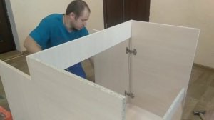 СОБИРАЮ КУХОННУЮ МОЙКУ ЗА 15 МИНУТ#Быстрая сборка мебели#Мойка для кухни#Как собрать тумбу под мойк