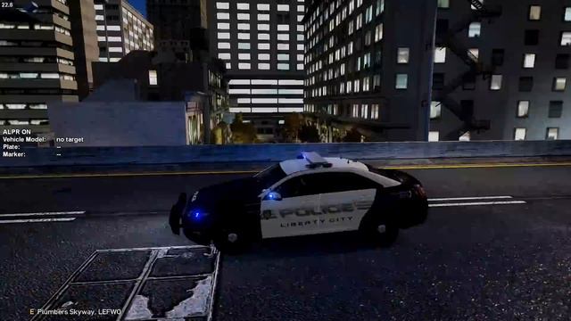 GTAIV LCPD:FR Police Chase: Ford Taurus vs. Ford Taurus Showdown смотреть онлайн