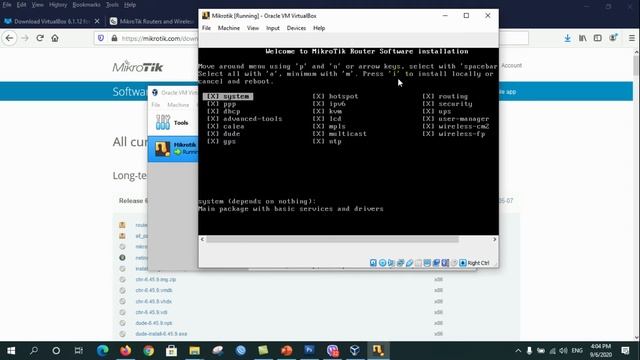 How to install MikroTik RouterOS in Virtualbox. смотреть онлайн