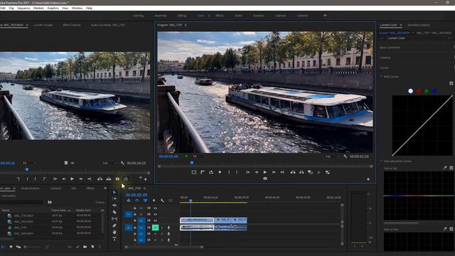 Быстрая Цветокоррекция в Premiere Pro смотреть онлайн