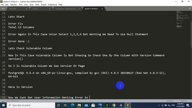PostgreSQL Sql Injection By AkDk смотреть онлайн