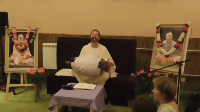 Шри Прем Прайоджан Прабху! ХАРЕ КРИШНА!!! Москва 19.12.2015 смотреть онлайн