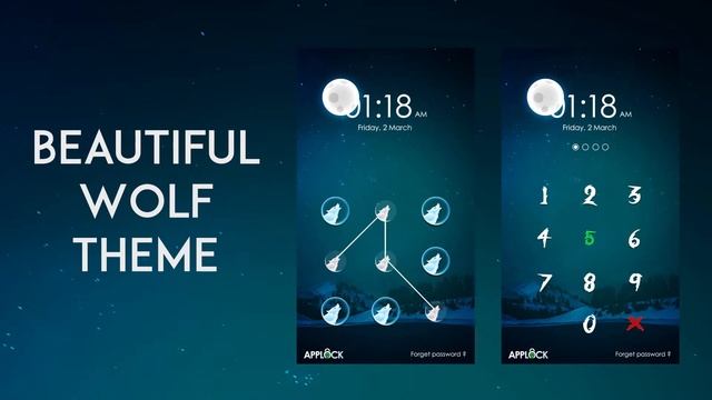 Applock Theme Wolf смотреть онлайн