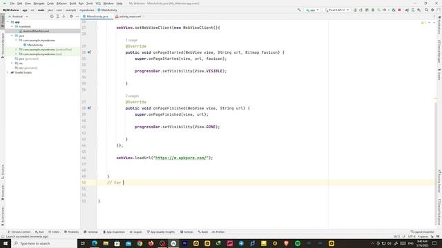 Progress bar in webview Android Studio - Most Easy Code смотреть онлайн