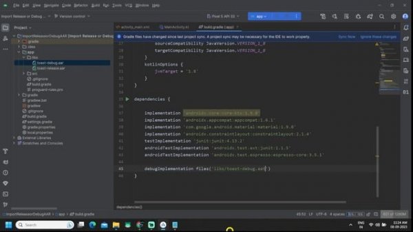 How to Export/Import, Debug/Release .AAR File in Android Project | Android Studio | Kotlin