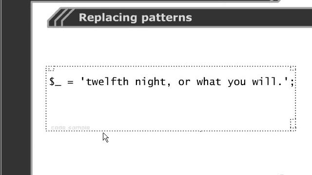 Perl Tutorials -Part 66- Replacing using patterns смотреть онлайн