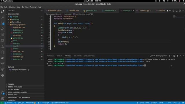 Compilación en C++, header guards, python autogen, makefile, смотреть онлайн