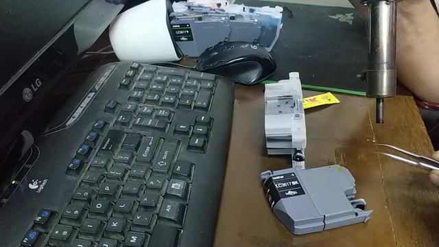 Cara lepas pasang chip tinta brother j3530 lc3617 part1 black смотреть онлайн