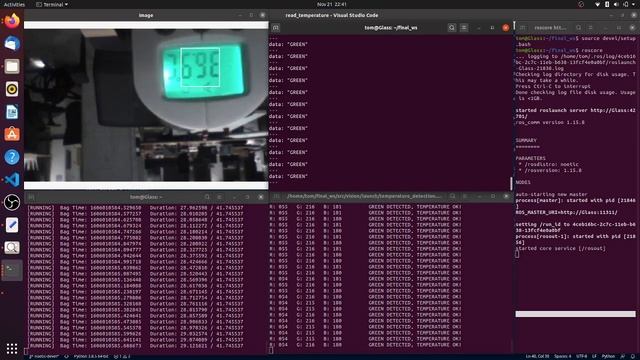 COVID Commando Demo: IR thermometer color detection node смотреть онлайн