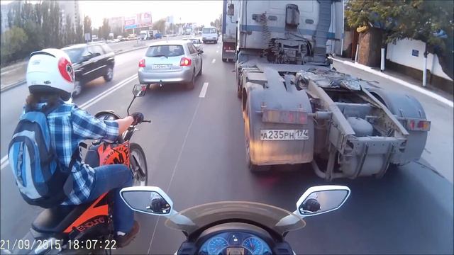 Воронежские пробки или зачем нужен мотоцикл. смотреть онлайн