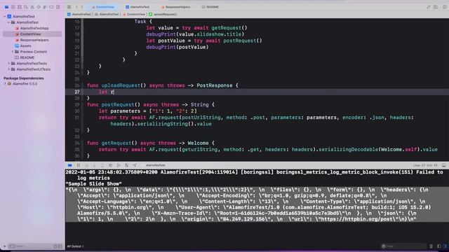 Using Async await with Alamofire смотреть онлайн