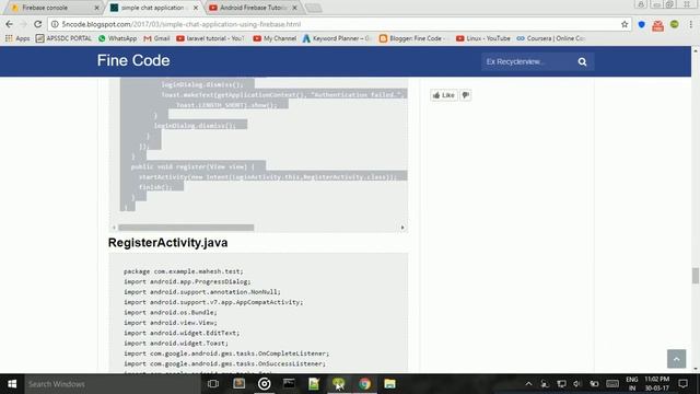 how to create simple chat app using firebase смотреть онлайн