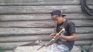 Сделал мини ружье из дерева.