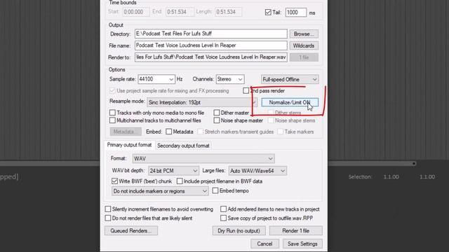Save Audio To Target Loudness In Reaper смотреть онлайн