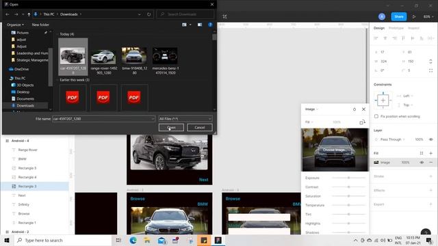 Simple Car Finder App using Figma смотреть онлайн