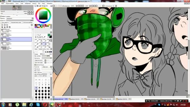 [SPEEDPAINT] Humanization of random skin minecraft смотреть онлайн