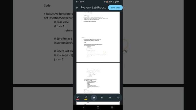 explaination for insertion sort and matrix multiplication python code@VidhiGajera-cb1di смотреть онлайн