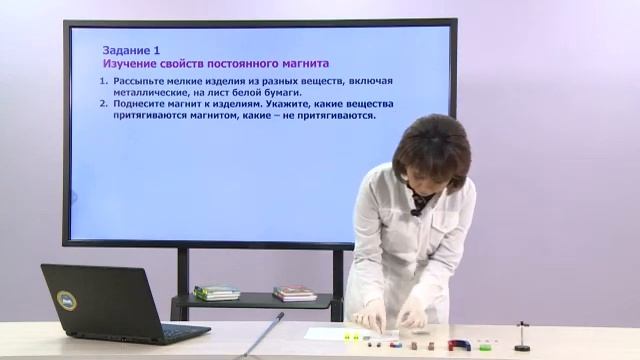 Физика. 8 класс. Постоянные магниты, магнитное поле. Лабораторная работа № 8