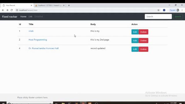 how to delete data in laravel tutorial смотреть онлайн