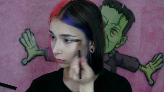 Вампиренок в городе | Повседневный макияж за 5 минут | make up tutorial смотреть онлайн