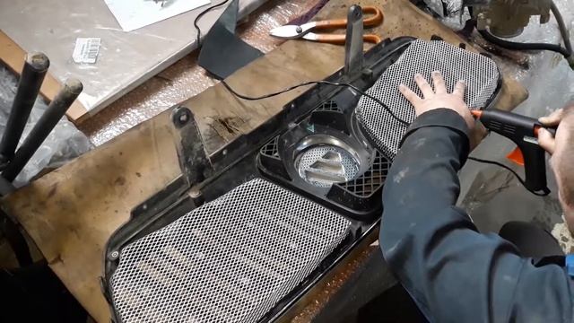 Сетка на решетку радиатора Foton Sauvana- часть-1 смотреть онлайн