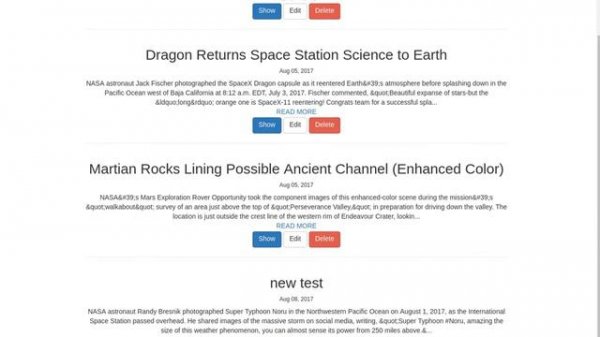 Blog with Ruby on Rails