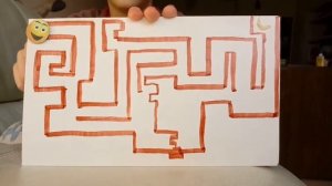 Поделка с магнитом. Лабиринт.