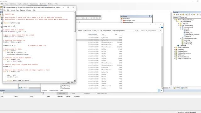 Lab 4 python Network and travel cost смотреть онлайн