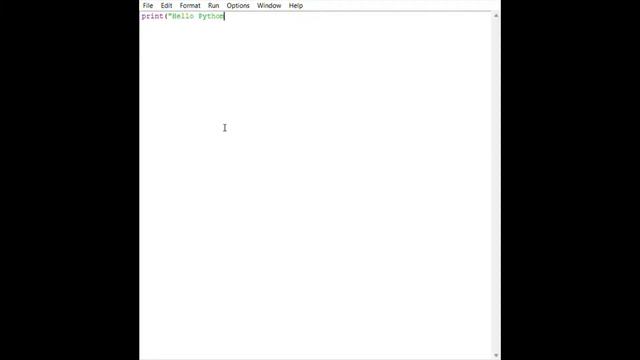 To print Hello World in Python Language. смотреть онлайн