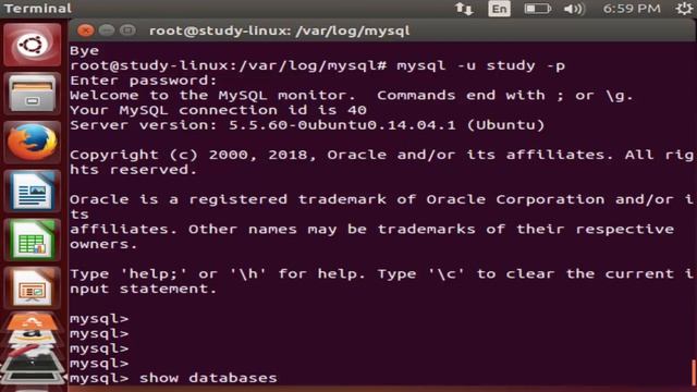 MySQL server Installation in Ubuntu Terminal Tamil смотреть онлайн