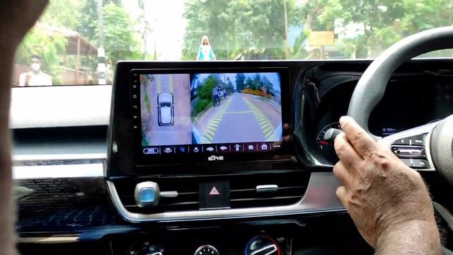 KIA SELTOS DHC ANDROID STEREO WITH 3D 360°CAMERA | Installation |CALIBARTED DRIVING VIDEO | смотреть онлайн