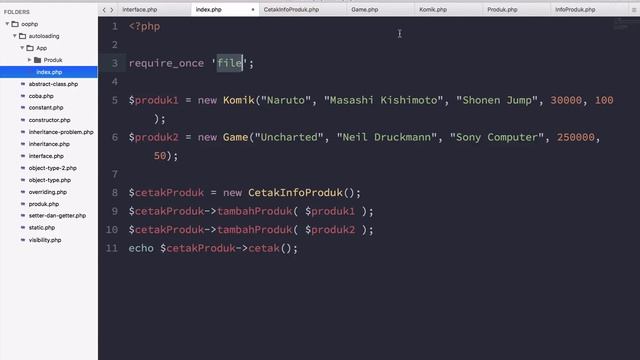 OOP DASAR pada PHP #16 - Autoloading смотреть онлайн