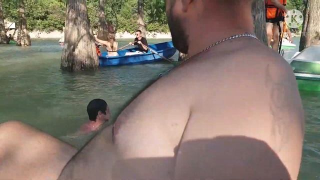 Озеро Сукко до отмели кипарисовые деревья в воде смотреть онлайн