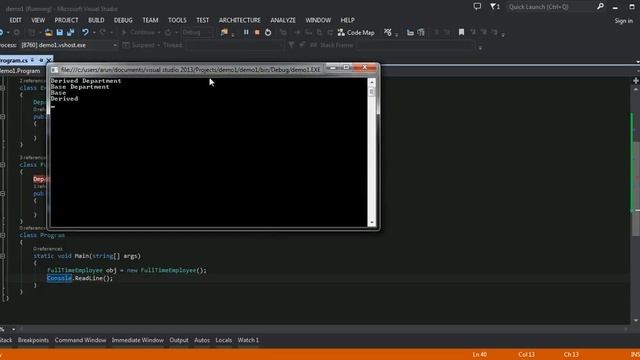 Order of Execution of Instance and Static Constructor in C# смотреть онлайн