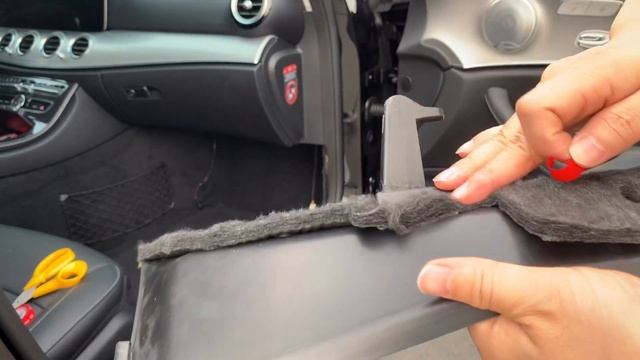 #W213 E-class 에어컨 필터 교체하다 부러진 커버 후크 #수리 하기