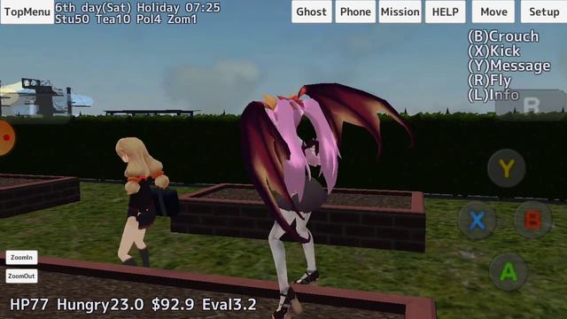 school girl simulator Monster 😌🤪🤗 смотреть онлайн