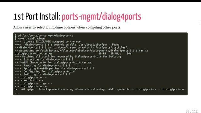 "Introduction to FreeBSD Ports - 25 years and counting" - Ben Woods (LCA 2020) смотреть онлайн