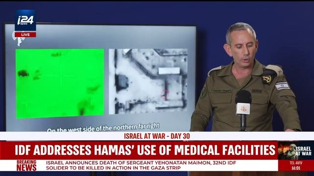 IDF Briefing on Qatar and HAMAS using hospitals смотреть онлайн