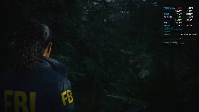 Alan Wake 2 -- Linux Bechmark -- VKD3D-Proton -- OBS Capture Version смотреть онлайн