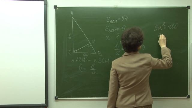 Геометрия 01-01. Решение прямоугольного треугольника. Задача 1. смотреть онлайн