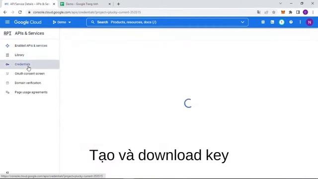 Hướng dẫn lấy API key dùng cho google sheets смотреть онлайн