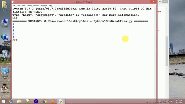 Continue Statement , Break Statement , Pass Statement in python in (Hindi) by ikram #11 смотреть онлайн