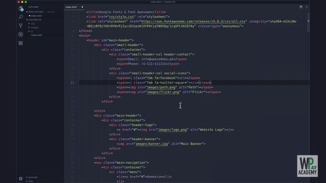 26 - Font Awesome & Google Fonts - Urdu Tutorial - HTML5 & CSS3 смотреть онлайн
