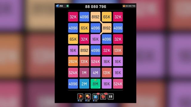 2248 Number Puzzle – 16M block & 100,000,000 points смотреть онлайн