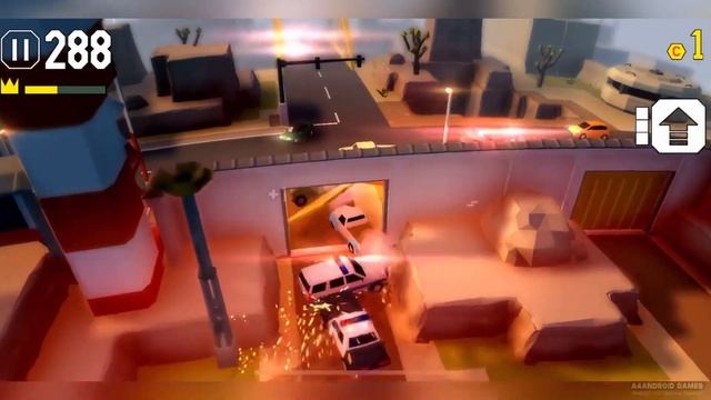 Reckless Getaway 2-Android-iOS Police vs Grand Yellow Car смотреть онлайн