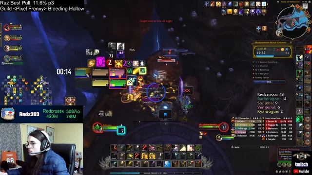 +25 Disc Priest - Shadowmoon Burial Grounds - Tyran/Explosive/Sanguine