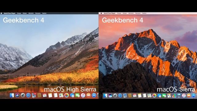 Macbook Air 1.8 2017 High Sierra APFS vs Sierra HFS Speed Test смотреть онлайн