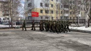 МБОУ СШ №12 г.Нижневартовск
Смотр строя и песни "Три танкиста"