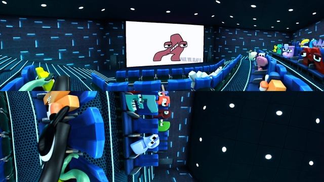 Alphabet lore 360° - CINEMA HALL | Letter F react to Alphabet Lore meme 1 | VR/360° Experience смотреть онлайн
